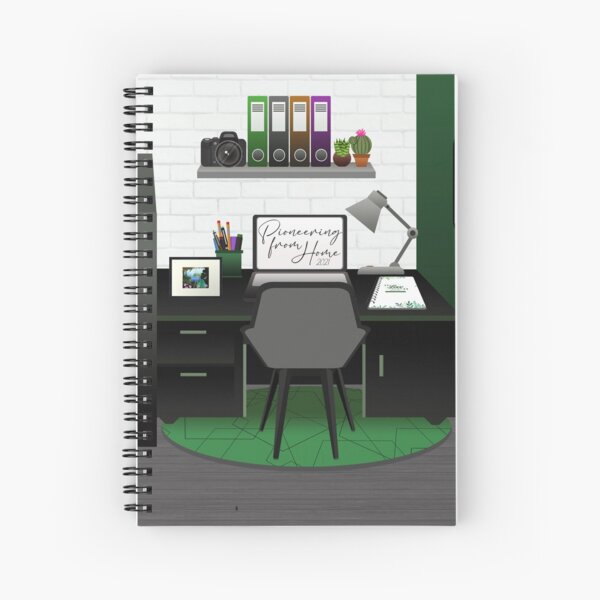 Pioneering From Home Spiral Notebook