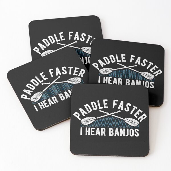 Item preview, Paddle Faster I Hear Banjos Funny Paddling Banjo Lover Gifts for Men Women Kayak Canoe Rafting  designed and sold by alenaz.