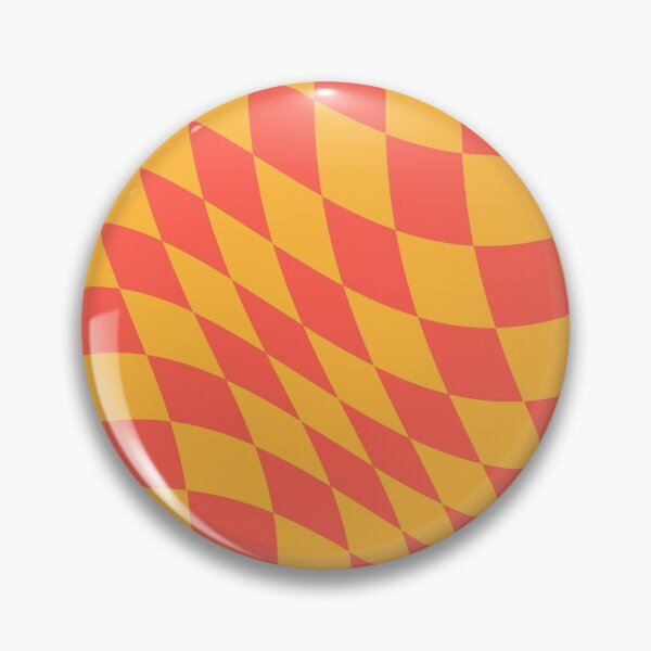 Item preview, Warped Check Orange Yellow designed and sold by JodiFeddon.