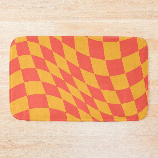 Item preview, Warped Check Orange Yellow designed and sold by JodiFeddon.