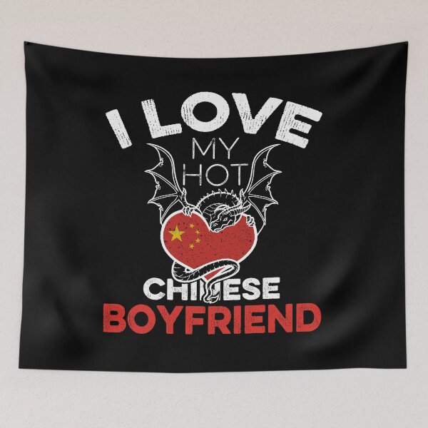 Item preview, I love My Hot Chinese Boyfriend designed and sold by PerfectArt Shop.