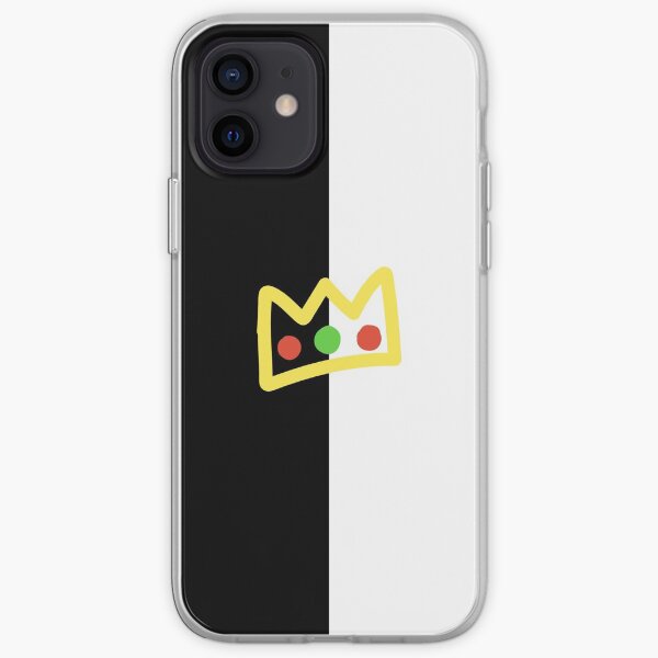 demi-couronne ranboo (version longue) Coque souple iPhone
