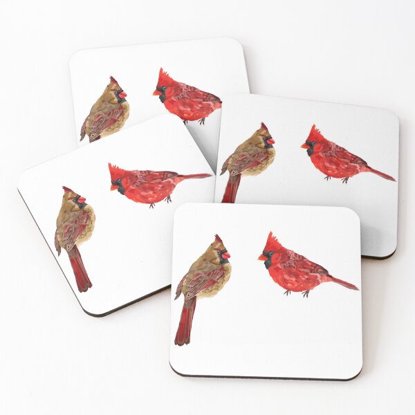 Item preview, Northern Cardinal Oil Bird designed and sold by skylarkdesigns.