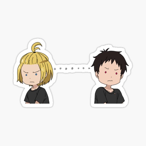 Shinra et Arthur Sticker