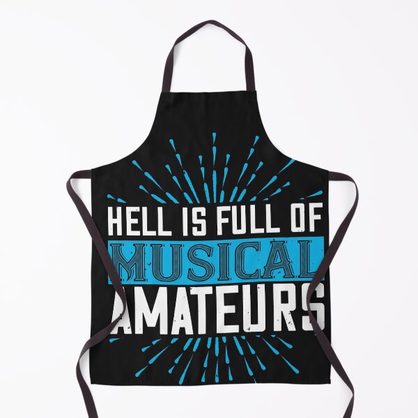 Item preview, \Hell is full of musical amauter typography Design designed and sold by WigglyLine.