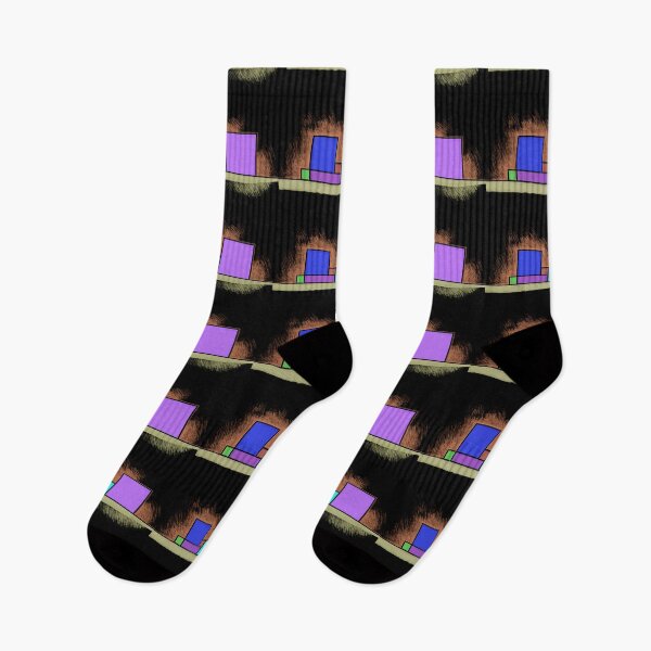Item preview, The City of Multycolor Squares "A" at Night designed and sold by Istvan Ocztos.