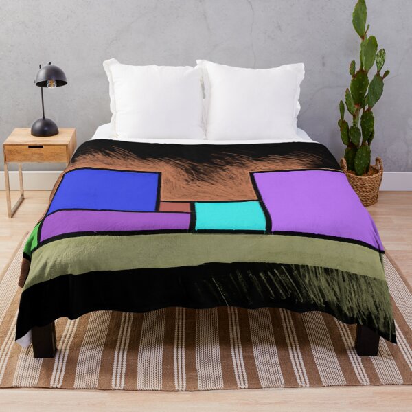 Item preview, The City of Multycolor Squares "A" at Night designed and sold by Istvan Ocztos.