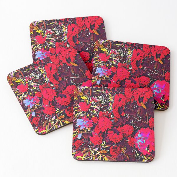 Item preview, Flowy Floral red flowers designed and sold by Nicfearn86.