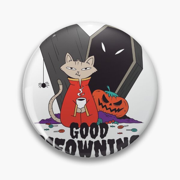 Artikelvorschau, Good Morning Cat Halloween Catlover Halloween Spooky Coffin entworfen und verkauft von Ofca.