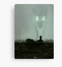 He who hunts alone Canvas Print