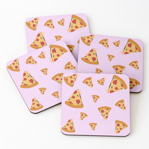 Item preview, pink pizza pattern designed and sold by NelBo.
