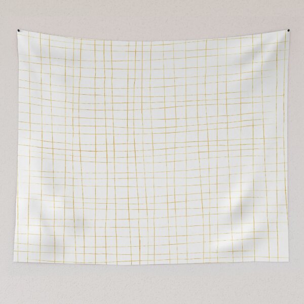 Item preview, Messy gold lines on white background designed and sold by printhappy.