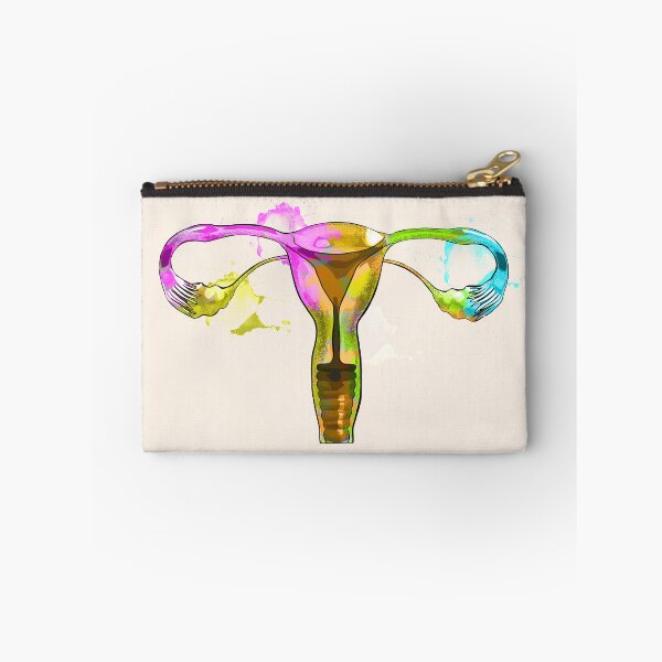 Item preview, Color Uterus Pro choice Feminist watercolor  designed and sold by Collagedream.