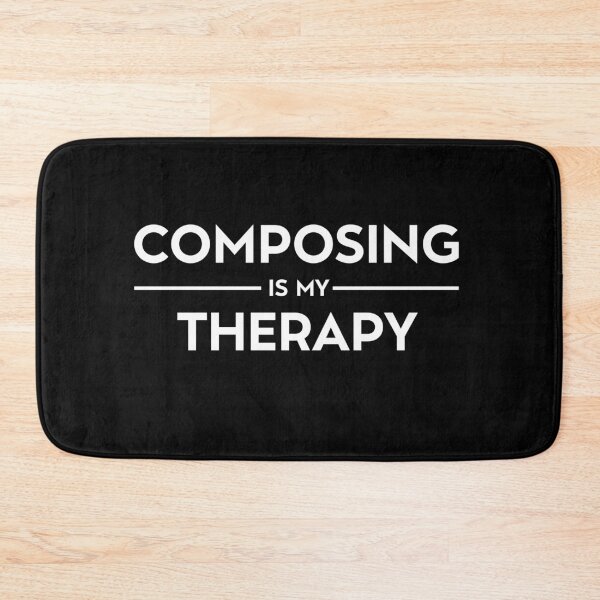 Item preview, Composing Is My Therapy Composer Gift designed and sold by Salvadax.