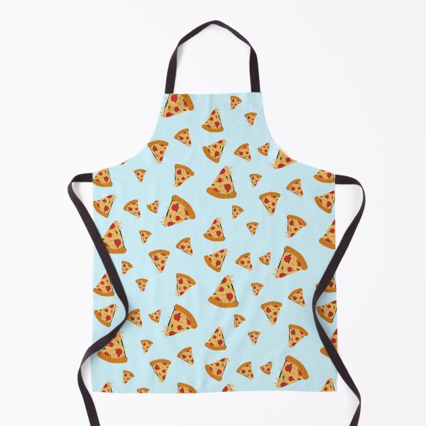 Item preview, blue pizza pattern designed and sold by NelBo.
