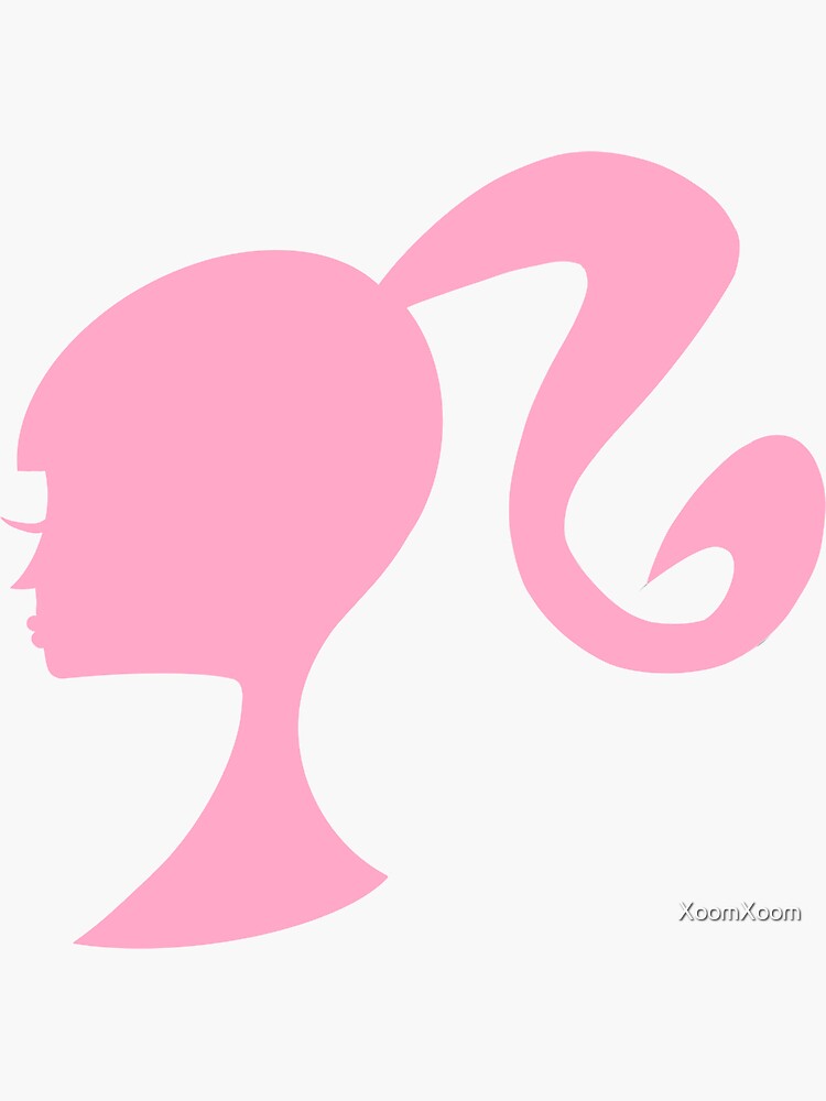 "Barbie logo peach" Sticker for Sale by XoomXoom | Redbubble