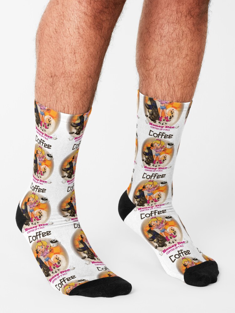 Alternate view of Coffee Up Y'all With Honey Dee Socks