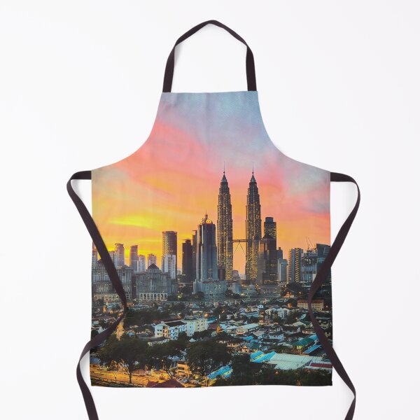 Item preview, KLCC over a Malaysian sunset designed and sold by codepuns.