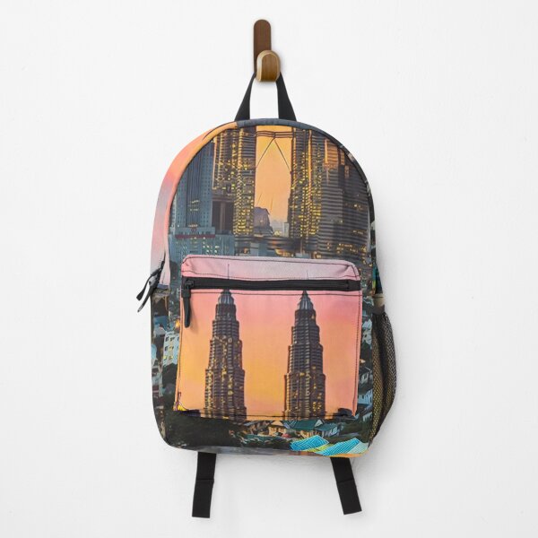 Item preview, KLCC over a Malaysian sunset designed and sold by codepuns.