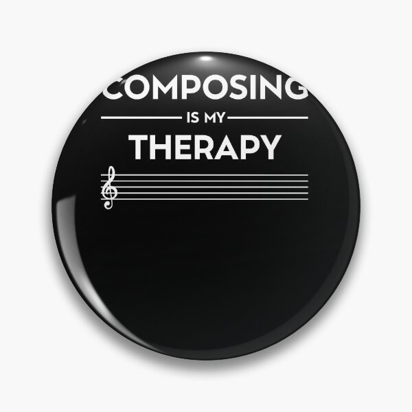 Item preview, Composing Is My Therapy Composer Gift designed and sold by Salvadax.