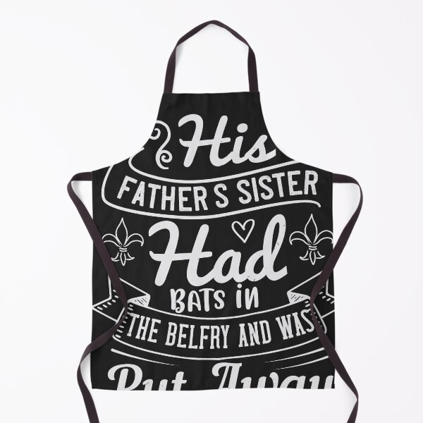 Item preview, His father's sister had bats in the belfry and was put away, Typography Design designed and sold by WigglyLine.