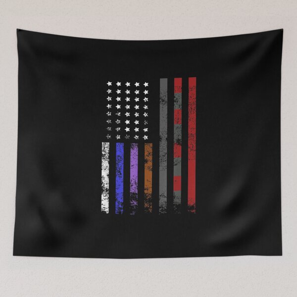 Item preview, Funny Brazilian Jiu Jitsu Patriotic American Flag belt colors designed and sold by ETIndustries.