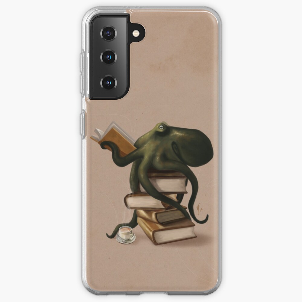 Well-Read Octopus Case & Skin for Samsung Galaxy