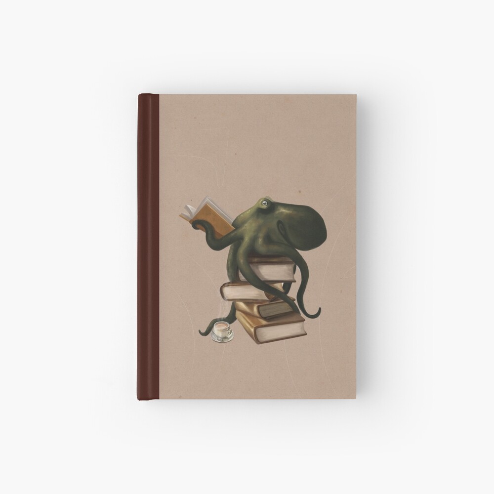 Well-Read Octopus Hardcover Journal