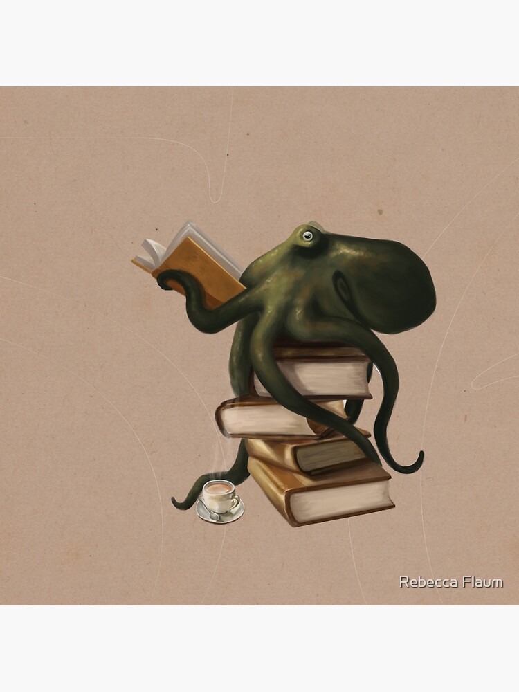 Well-Read Octopus by rebeccaflaum