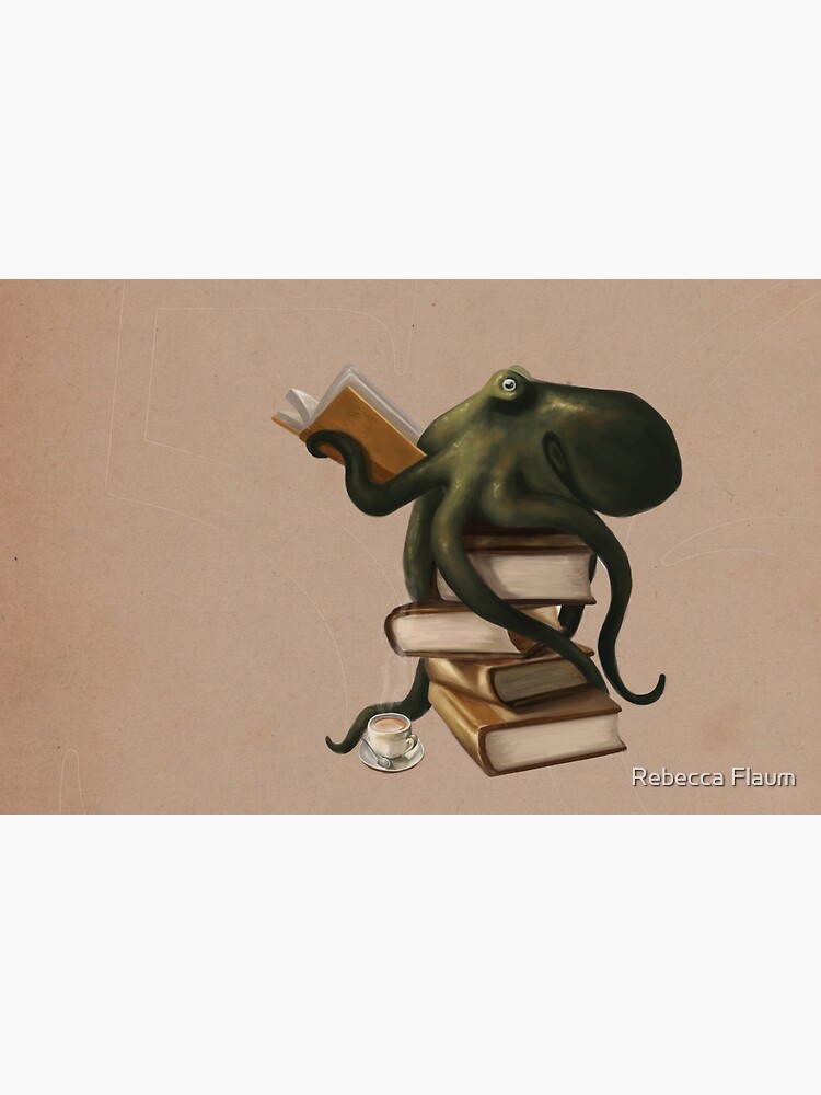 Well-Read Octopus by rebeccaflaum