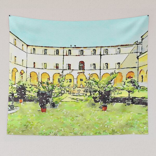 Item preview, Istituto Emiliani: garden of the cloister of the convent designed and sold by Giuseppe Cocco.