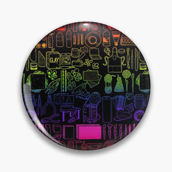 Item preview, 85+ Art Supply Doodles in Rainbow designed and sold by thecraftace.