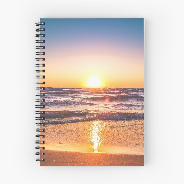 Item preview, Blue and orange beach sunset designed and sold by RRdesigned.