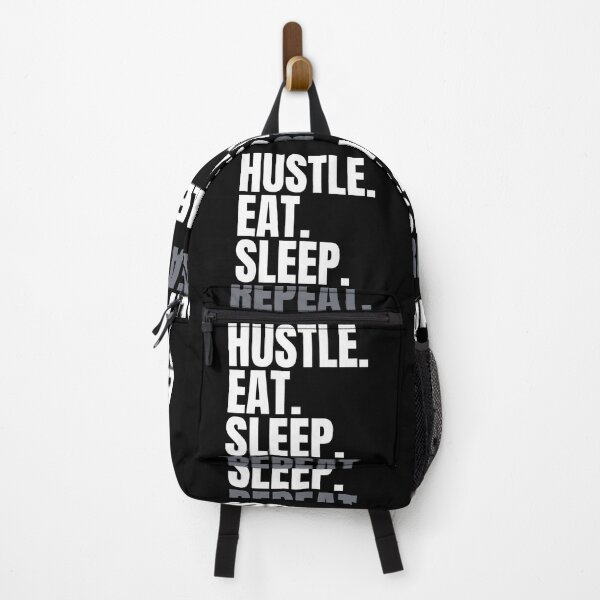 Item preview, Hustle. Eat. Sleep Repeat. designed and sold by LADYGOODMOOD.