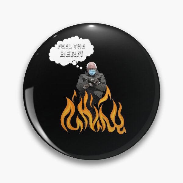 Item preview, Bernie Sanders Mittens Mood Funny Fire Meme Feel The Bern designed and sold by trendo.