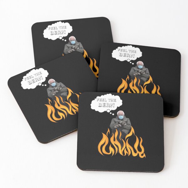 Item preview, Bernie Sanders Mittens Mood Funny Fire Meme Feel The Bern designed and sold by trendo.