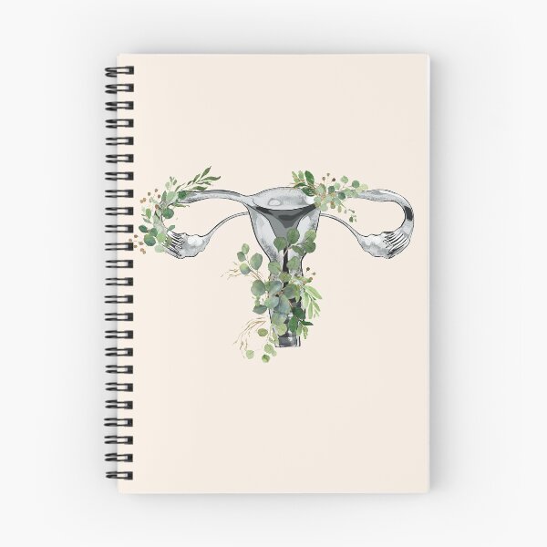 Item preview, Uterus Pro choice Feminist eucalyptus leaves designed and sold by Collagedream.