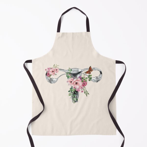 Item preview, Uterus Pro choice Feminist pink flower designed and sold by Collagedream.