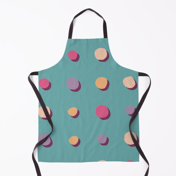 Item preview, Retro polka dots on turquise designed and sold by korasi.