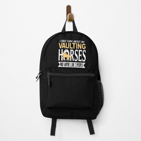backpack with horses design