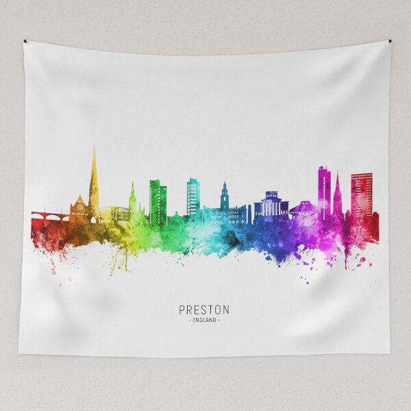 Item preview, Preston England Skyline designed and sold by ArtPrints.