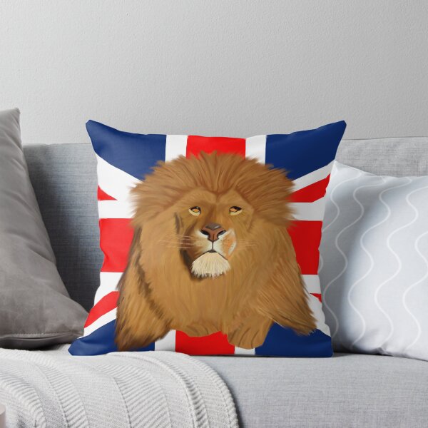 Item preview, Lion At Rest on Union Jack (United Kingdom Flag) designed and sold by SankDesigns.