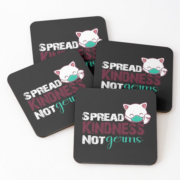 Item preview, Spread Kindness Not Germs, Be Kind And Wear A Mask, Cute Cat, Funny,  designed and sold by oussimakh.