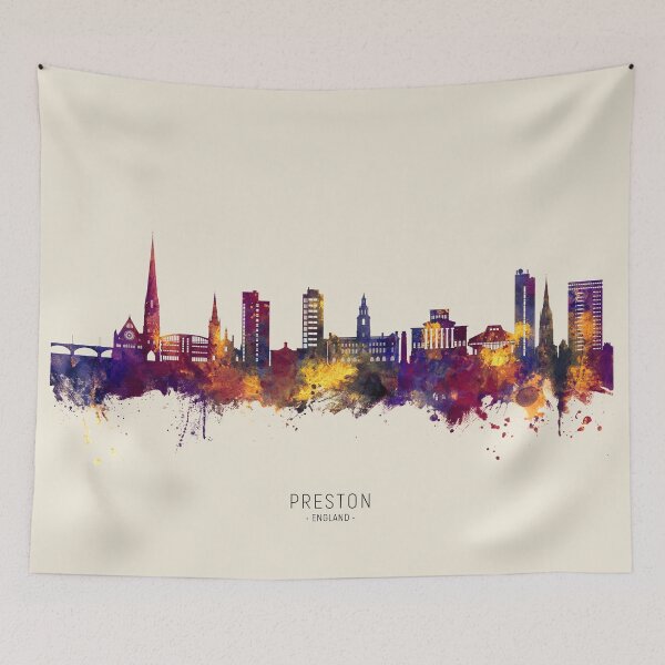 Item preview, Preston England Skyline designed and sold by ArtPrints.