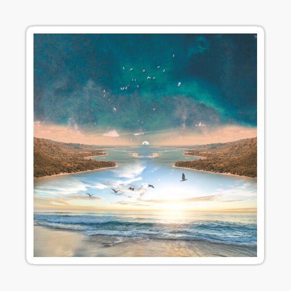 Beach Dimensions Sticker