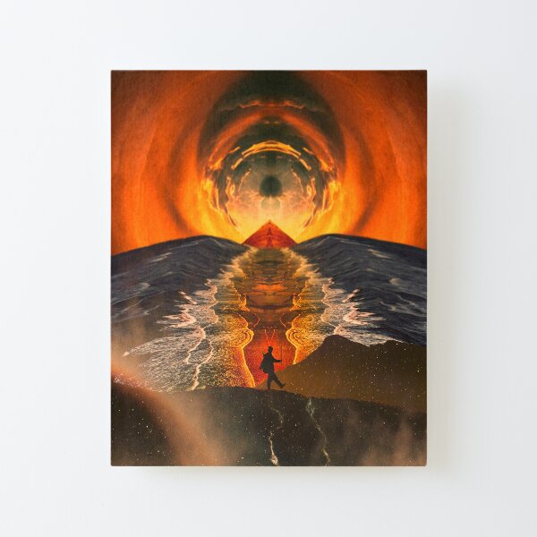Surreal World Canvas Mounted Print