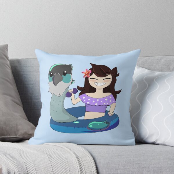 Item preview, Jaiden animations cute bird swimming in pool holing sunglasses, bird saving buoy and have fun, summer swimsuit  designed and sold by SGS-.