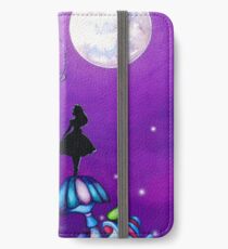 Alice in Wonderland and Caterpillar iPhone Wallet/Case/Skin