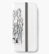 Snow and Ghost Amongst Crows iPhone Wallet/Case/Skin