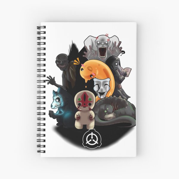 SCP-999 orange blob tickle monster Spiral Notebook for Sale by